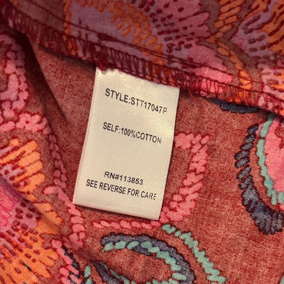 Sugarlips Red and Pink Ruffle Top - Picture 4 of 4